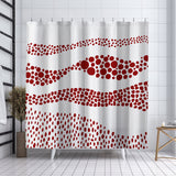 Bia Shower Curtain in Red - view 2