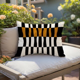 Bianca Abstract Outdoor Reversible Throw Rectangular Pillow