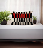 Bianca Abstract Outdoor Reversible Throw Rectangular Pillow