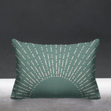 Bibo Abstract Reversible Indoor/Outdoor Rectangular Pillow