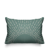 Bibo Abstract Reversible Indoor/Outdoor Rectangular Pillow