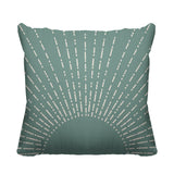 Bibo Abstract Outdoor Reversible Throw Square Pillow