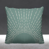 Bibo Abstract Outdoor Reversible Throw Square Pillow