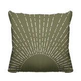 Bibo Abstract Outdoor Reversible Throw Square Pillow