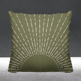 Bibo Abstract Outdoor Reversible Throw Square Pillow