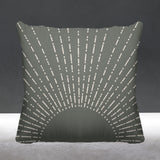 Bibo Abstract Outdoor Reversible Throw Square Pillow