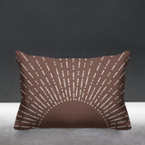 Bibo Abstract Reversible Indoor/Outdoor Rectangular Pillow