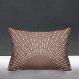 Bibo Abstract Reversible Indoor/Outdoor Rectangular Pillow
