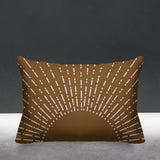 Bibo Abstract Reversible Indoor/Outdoor Rectangular Pillow