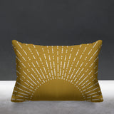 Bibo Abstract Reversible Indoor/Outdoor Rectangular Pillow