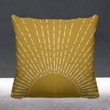 Bibo Abstract Outdoor Reversible Throw Square Pillow