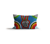 PolyTwill Hand Sign Lumbar Indoor/Outdoor Throw Pillow