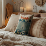 Big Spark Faux Linen Lumber Pillow
