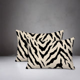 Billi Zebra Print Indoor/Outdoor Reversible Rectangular Pillow