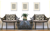 Billi Zebra Print Indoor/Outdoor Reversible Rectangular Pillow