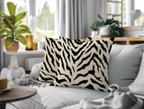 Billi Zebra Print Indoor/Outdoor Reversible Square Pillow