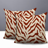 Billi Zebra Print Indoor/Outdoor Reversible Square Pillow