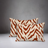 Billi Zebra Print Indoor/Outdoor Reversible Rectangular Pillow