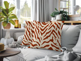 Billi Zebra Print Indoor/Outdoor Reversible Square Pillow