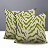 Billi Zebra Print Indoor/Outdoor Reversible Square Pillow