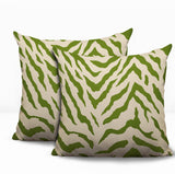 Billi Zebra Print Indoor/Outdoor Reversible Square Pillow