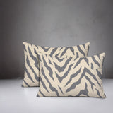 Billi Zebra Print Indoor/Outdoor Reversible Rectangular Pillow