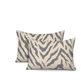 Billi Zebra Print Indoor/Outdoor Reversible Rectangular Pillow