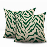 Billi Zebra Print Indoor/Outdoor Reversible Square Pillow