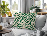 Billi Zebra Print Indoor/Outdoor Reversible Square Pillow