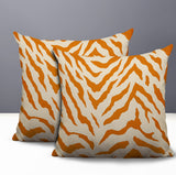 Billi Zebra Print Indoor/Outdoor Reversible Square Pillow