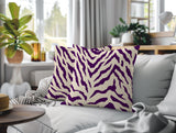 Billi Zebra Print Indoor/Outdoor Reversible Square Pillow