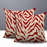 Billi Zebra Print Indoor/Outdoor Reversible Square Pillow