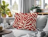 Billi Zebra Print Indoor/Outdoor Reversible Square Pillow