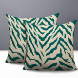 Billi Zebra Print Indoor/Outdoor Reversible Square Pillow