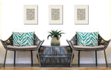 Billi Zebra Print Indoor/Outdoor Reversible Rectangular Pillow