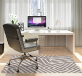 Bilo low pile chair mat in Beige