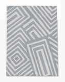 Bilo low pile chair mat in Grey