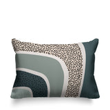 Bimbiarch Abstract Reversible Indoor/Outdoor Rectangular Pillow