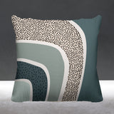 Bimbiarch Abstract Reversible Indoor/Outdoor Square Pillow