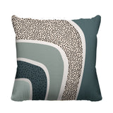 Bimbiarch Abstract Reversible Indoor/Outdoor Square Pillow