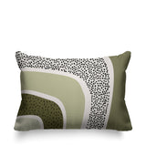 Bimbiarch Abstract Reversible Indoor/Outdoor Rectangular Pillow