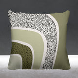 Bimbiarch Abstract Reversible Indoor/Outdoor Square Pillow