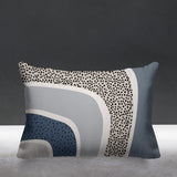 Bimbiarch Abstract Reversible Indoor/Outdoor Rectangular Pillow