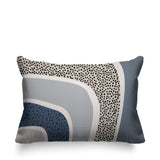 Bimbiarch Abstract Reversible Indoor/Outdoor Rectangular Pillow