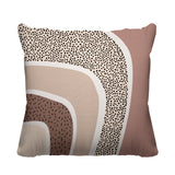 Bimbiarch Abstract Reversible Indoor/Outdoor Square Pillow