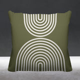Bini Geometric Reversible Indoor/Outdoor Square Pillow
