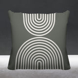 Bini Geometric Reversible Indoor/Outdoor Square Pillow