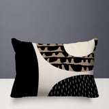 Bino Abstract Reversible Indoor/Outdoor Rectangular Pillow