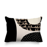 Bino Abstract Reversible Indoor/Outdoor Rectangular Pillow