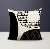 Bino Abstract Reversible Indoor/Outdoor Square Pillow